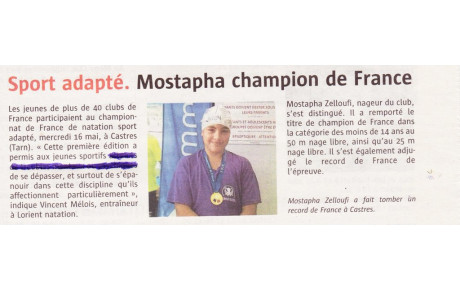 ARTICLE DU TÉLÉGRAMME DU 24/05/2018