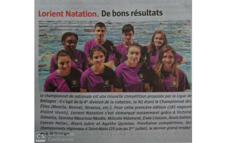 ARTICLE DU TÉLÉGRAMME 18/05/2019