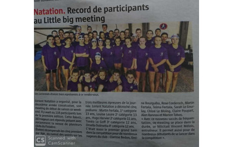 ARTICLE DU TÉLÉGRAMME DU 29/10/2019