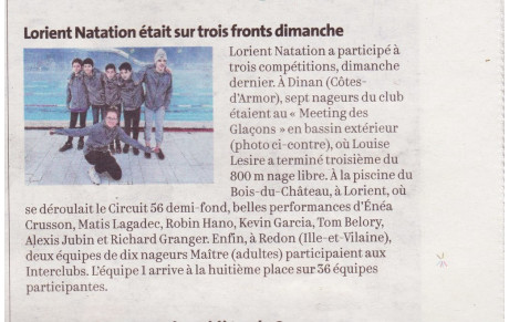 ARTICLE DU TÉLÉGRAMME DU 23/01/2020