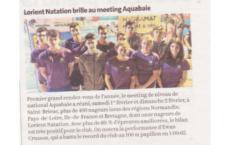 ARTICLE DU TÉLÉGRAMME DU 05/02/2020