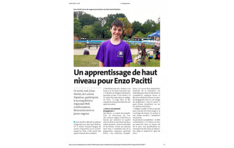 ARTICLE DU TÉLÉGRAMME 24/06/2025