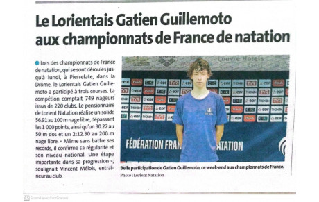 ARTICLE DU TÉLÉGRAMME 24/07/2025